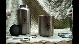 GEN3 Pathfinder Stainless Steel 32 oz. Bottle & Nesting Cup Set