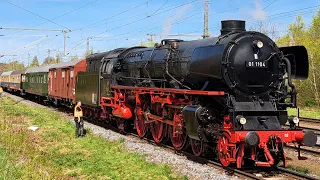 Nostalgiezugreisen Sonderzug von Oberhausen nach Staßfurt mit der 01 1104