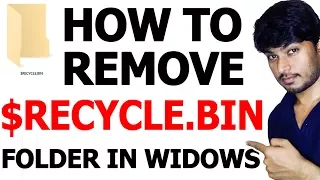 How To Remove $RECYCLE.BIN (Virus or Folder) Windows 10 👍