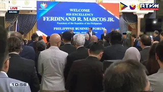 PBBM keynotes the Philippine Business Forum on the final day of his State Visit to Brunei Darussalam