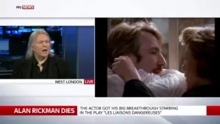 Christopher Hampton Tribute to Alan Rickman