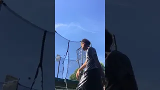 How to do a back full on a trampoline