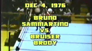 Bruno Sammartino vs Bruiser Brody