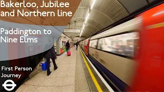 London Underground First Person Journey - Paddington to Nine Elms via Baker Street & Waterloo