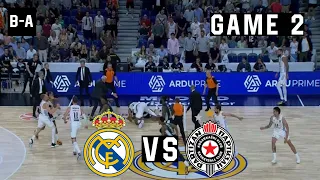 Real Madrid - Partizan Belgrade 80-95 | Full Highlights | Euroleague Playoffs | Game 2 | 27.04.2023