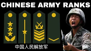 CHINESE ARMY RANKS (PLAGF)