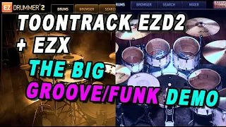 Toontrack EZ Drummer 2+ a lot of EZX  : good for the groove - funk ? My Demo