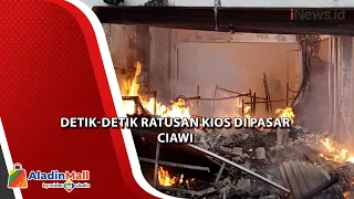 Detik-Detik Ratusan Kios di Pasar Ciawi Tasikmalaya Ludes Terbakar