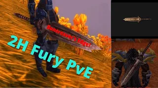 WoW Classic 2H Fury PvE - First MC With BRE - Eye of Sulf Drop and 60 Ding!