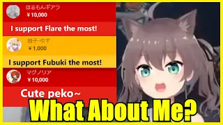 【Hololive】Matsuri: Viewers Cheating Confession With Superchat ft. Flare【Eng Sub】