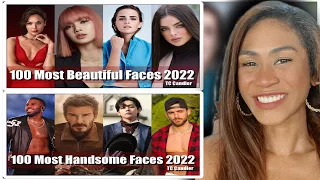 The 100 Most Beautiful & Most Handsome Faces of 2022 | Reaction