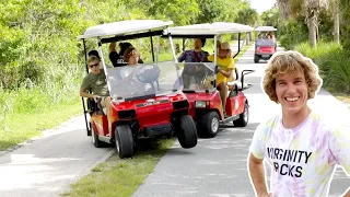 Crashing Golf Carts!