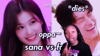 SANA VS THE WORLD | sana *flirting* vs struggling fanboy REACTION #twicetuesday