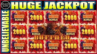 UNBELIEVABLE BONUS IN THE BONUS! HUGE JACKPOT HANDPAY HIGH LIMIT BUFFALO LINK SLOT MACHINE