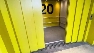 2011 Orona All in Kleemann roped Hydraulic elevator @ Parking garage 120 Rotterdam Netherlands