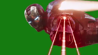 Green Screen Footage "Ironman Laser Fire Scene" from Avengers | VFX