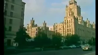 Москва,  1966 г. Кинохроника эпохи в кадре Ленинский, Кутузовский пр. Смоленская и Триумфальная пл.