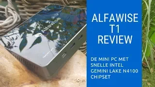 Review Alfawise T1 Mini PC Uitpakken / Unboxing en eerste gebruik