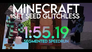 Minecraft any% Set-Seed Glitchless Segmented Speedrun in under 2 Minutes.