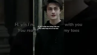 Harry love being with y/n | #harrypotter #hogwarts #harrypotteredit #pov