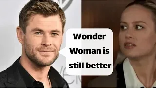 Brie Larson Gets TRIGGERED By Chris Hemsworth