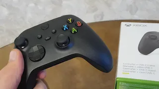 Распаковка геймпада XBOX SERIES XS+подключение к ПК