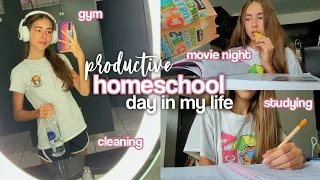 day in my life as a HOMESCHOOLER *productive*