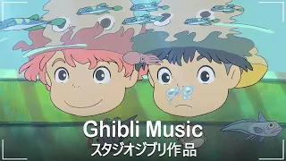 Ghibli Piano🌈Relaxing piano music🌊Totoro, Spirited Away, Kiki's Delivery Service, Princess Mononoke