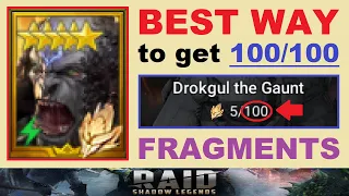 The *BEST WAY* to Get to 100/100 Fragments for the *NEW SUMMON EVENT!*.. (RAID: Shadow Legends)