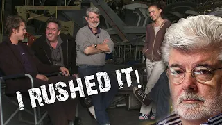 RARE FOOTAGE Of George Lucas Admitting To Rushing Star Wars Prequels - "Tomorrow It Really Is Done!"