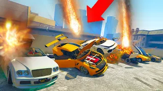 CRASHING A CAR MEET WITH AN AIRSTRIKE! | GTA 5 THUG LIFE #332