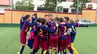 FCB Masia: L’Aleví A es proclama campió de lliga