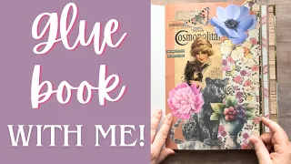 Glue Book with me! It’s so fun & relaxing📓✂️❤️ #gluebook