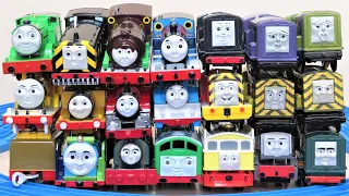 Thomas & Friends run together Tokyo maintenance factory for Plarail and Trackmaster engines