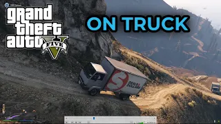 Climbing mount chiliad on truck gta #5 #gta5