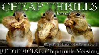 Cheap Thrills (cover) | UNOFFICIAL Chipmunk Version {AUDIO ONLY}