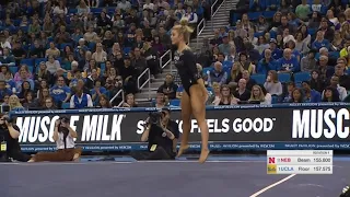 Gracie Kramer Floor 2019 UCLA vs Nebraska 9 950 [HD 60fps]