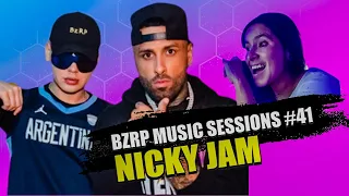 NICKY JAM || BZRP Music Sessions #41 EL BIZA LA SOLTÓ Y SONÓ CABR*N