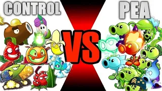 Team Plants CONTROL vs PEA - Who Will Win? - PvZ 2 Plant vs Plant