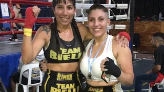 Pelea semi / kick boxing / femenino/ Belén blanco /