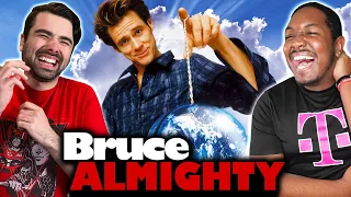 BRUCE ALMIGHTY IS COMEDY GOLD! Bruce Almighty Movie Reaction! MORGAN FREEMAN and JIM CARREY ARE GOD