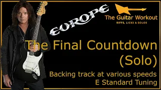 The Guitar Workout - Europe - The Final Countdown (solo) - E Tuning