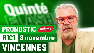 Pronostic PMU Quinté Flash Turf - Vincennes (R1C1 du 8 novembre 2021)