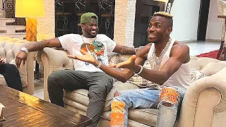 Victor Osimhen Visit Psquare In His Mansion In Lagos For The First Time, Tells Him About Napoli