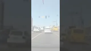 Ukraine: Dashcam video shows missile falling into moving traffic in Kyiv