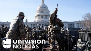 Unos 20,000 miembros de la Guardia Nacional protegerán Washington durante la posesión presidencial