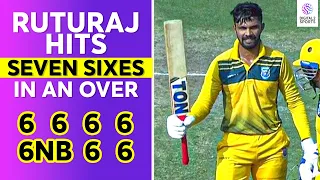 Ruturaj Gaikwad Hits 7 Sixes in a 43-Run Over in Vijay Hazare Trophy Quarter-Final 2022