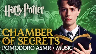 Harry Potter STUDY SESSION: CHAMBER OF SECRETS 🐍 Harry Potter Pomodoro Timer Hogwarts Focus ASMR