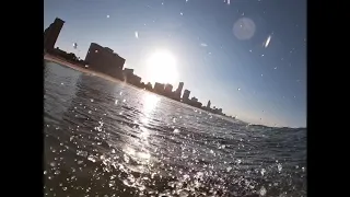 Fun shore break in South Africa