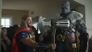 Thor, Mjolnir & Stormbreaker funny scenes in Thor: Love and Thunder